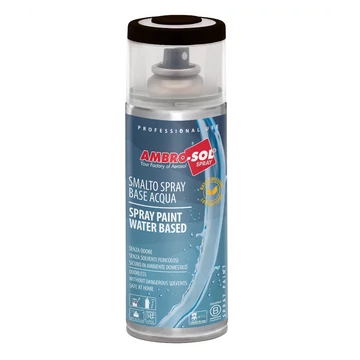 Univerzális Vízbázisú Festék Fényes Fekete RAL 9005 - 400 ml